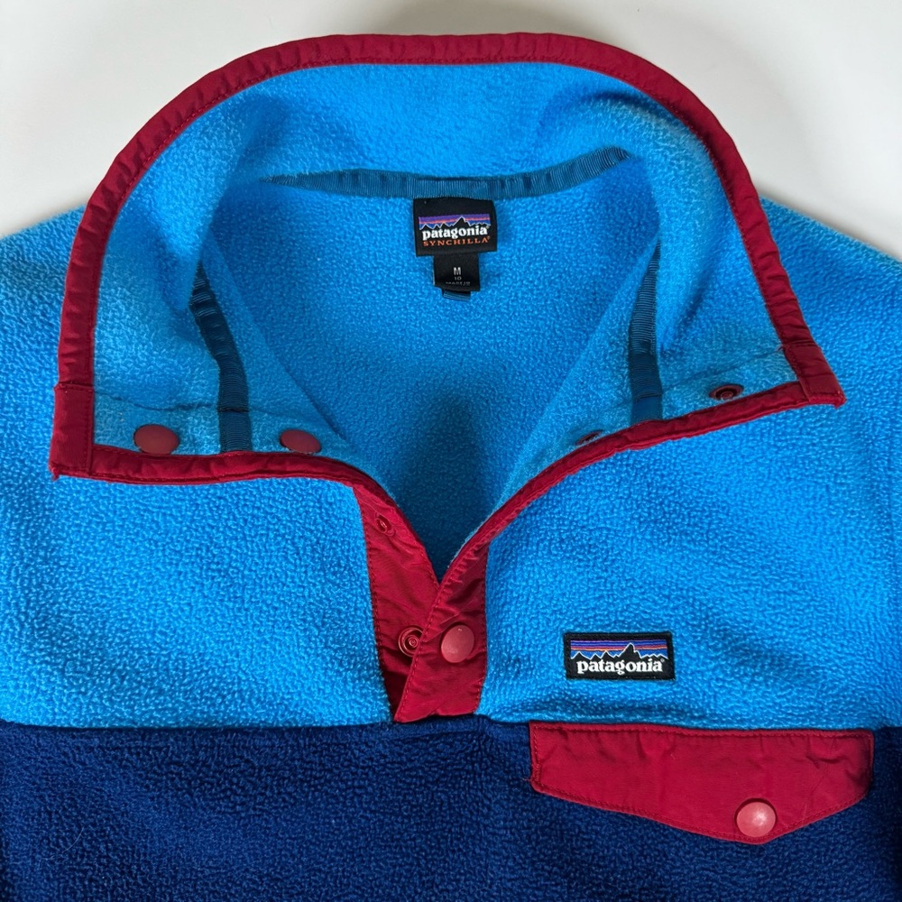 Patagonia Kids' Lightweight Synchilla Snap-T Pullover - Size M (10) - Picture 3 of 8